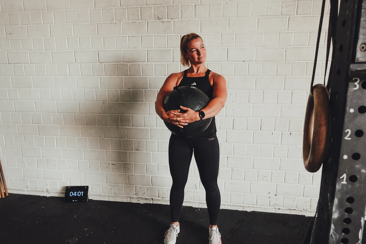 Athlete during a workout