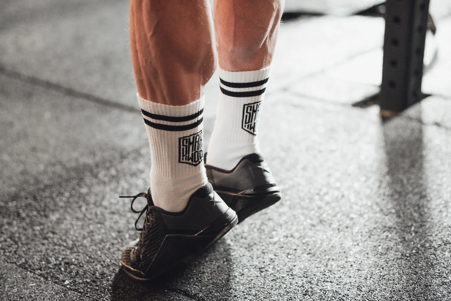 Athlete in SmartWOD socks