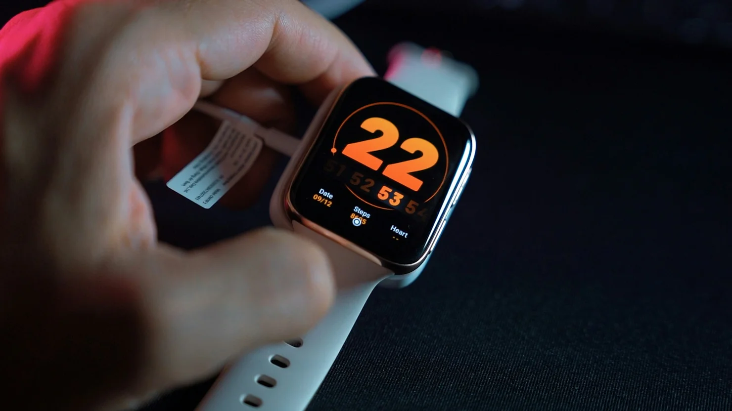 Fitness-App auf einer Uhr