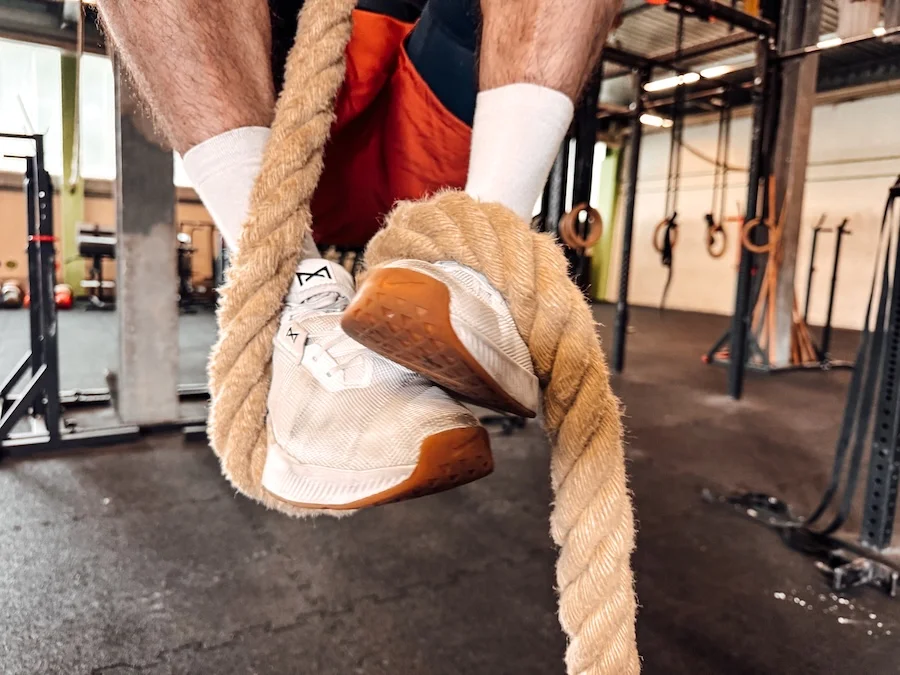 Foot Position for Rope Climbs