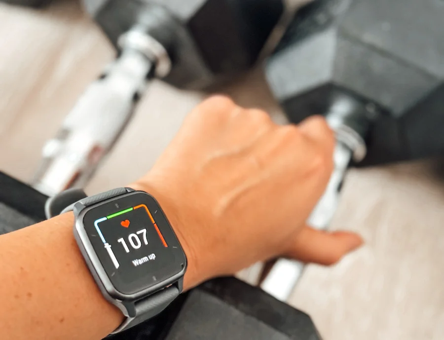 Puls während eines Workouts