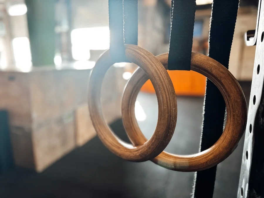 Ringe zum Training aus Holz