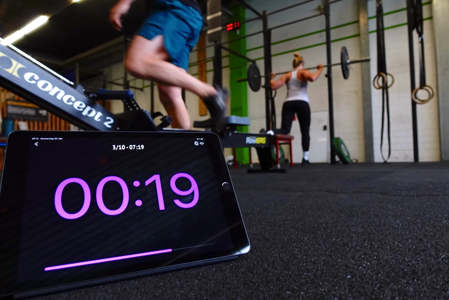 Athletes who train in a CrossFit Box